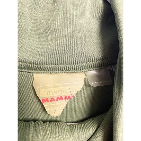 Mammut Womens 1/4 Zip Pullover Cold Tech Performance Jacket Green Size Medium - Picture 3 of 4
